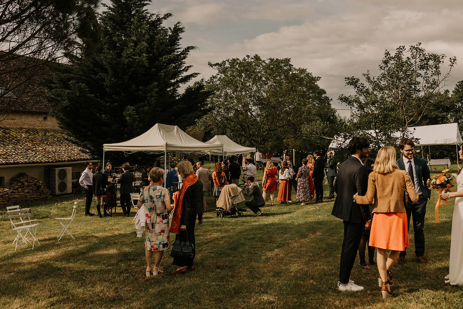 Cocktail dans le jardin